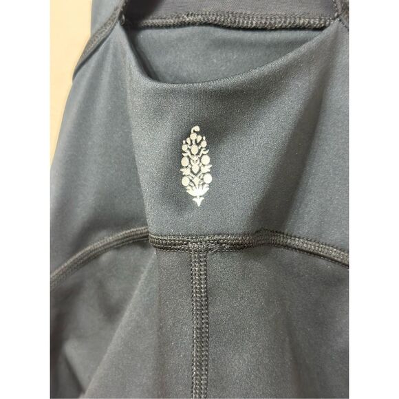 NWOT Free People FP Movement Back It Up Athletic Black One Piece Romper Women's - Picture 11 of 13